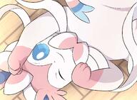 amount:solo body-type:feral series:eeveelutions series:pokemon silly species:sylveon style:kawaii // 2000x1469 // 167KB