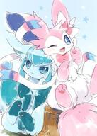 amount:pair body-type:feral series:eeveelutions series:pokemon species:glaceon species:sylveon // 485x680 // 553KB