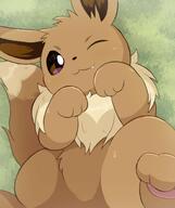 amount:solo body-type:feral series:pokemon silly species:eevee style:kawaii // 1000x1194 // 56KB