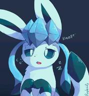 amount:solo body-type:feral series:eeveelutions series:pokemon species:glaceon style:abstract-background tired // 827x893 // 35KB