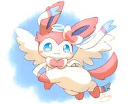amount:solo angel-wings atmosphere:clouds body-type:feral series:eeveelutions series:pokemon species:sylveon // 1456x1148 // 1.2MB
