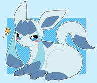 amount:solo body-type:feral series:eeveelutions series:pokemon species:glaceon style:abstract-background // 2679x2310 // 988KB