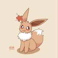 amount:solo atmosphere:autumn body-type:feral series:pokemon species:eevee // 1280x1280 // 235KB