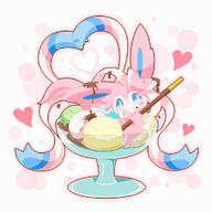 amount:solo body-type:feral creature-in-food hall-of-fame:bronze heart-shape ice-cream pocky series:eeveelutions series:pokemon species:sylveon style:abstract-background style:girly style:pastel-colors style:playful style:very-playful // 980x980 // 421KB