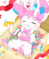 amount:solo atmosphere:party body-type:feral cramped eating series:eeveelutions series:pokemon silly species:sylveon // 1692x2048 // 211KB