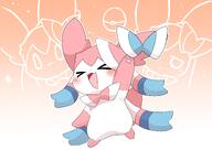amount:solo body-type:feral body-type:semi-anthro series:eeveelutions series:pokemon species:sylveon style:kawaii style:playful // 6071x4299 // 2.7MB