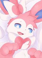 amount:solo body-type:feral hall-of-fame:bronze hall-of-fame:silver series:eeveelutions series:pokemon smug species:sylveon style:girly style:kawaii style:playful style:very-kawaii visual-teasing // 2200x3000 // 31MB