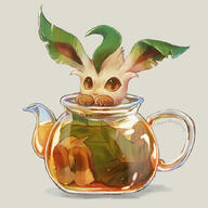 amount:solo body-type:feral cramped series:eeveelutions series:pokemon species:leafeon tea // 700x700 // 230KB
