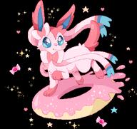 amount:solo body-type:feral donut food series:eeveelutions series:pokemon species:sylveon style:dithering style:no-anti-aliasing sweets // 428x404 // 26KB