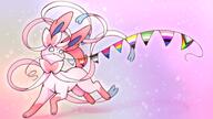 amount:solo body-type:feral hall-of-fame:bronze hall-of-fame:silver nomming pride series:eeveelutions series:pokemon species:sylveon style:girly style:pastel-colors style:playful style:sparkly style:very-girly // 3840x2160 // 471KB