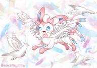 amount:solo body-type:feral dove series:eeveelutions series:pokemon species:sylveon style:kawaii style:pastel-colors style:playful wild-creatures wings // 3307x2331 // 504KB