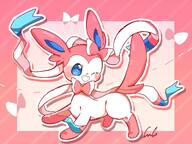 amount:solo body-type:feral series:eeveelutions series:pokemon species:sylveon style:border style:outline style:playful wink // 1024x768 // 115KB