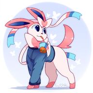 amount:solo boba body-type:feral series:eeveelutions series:pokemon species:sylveon style:kawaii style:pastel-colors sweater // 2000x2000 // 240KB