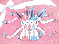 amount:pair atmosphere:fashion body-type:feral series:eeveelutions series:pokemon species:sylveon style:girly style:kawaii style:sparkly // 1024x768 // 113KB