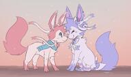amount:pair bell body-type:feral boop glasses hall-of-fame:bronze nerdy scarf series:eeveelutions series:pokemon species:sylveon style:girly style:sparkly thigh-highs // 2634x1555 // 248KB