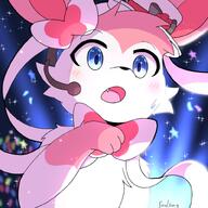 amount:solo atmosphere:club atmosphere:stage body-type:feral body-type:semi-anthro hall-of-fame:bronze hall-of-fame:silver headphones microphone series:eeveelutions series:pokemon species:sylveon style:kawaii style:kemono // 800x800 // 401KB