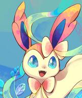 amount:solo atmosphere:undersea body-type:feral series:eeveelutions series:pokemon species:sylveon style:kawaii style:painted // 266x318 // 168KB