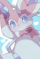 amount:solo body-type:feral series:eeveelutions series:pokemon species:sylveon style:dim visibly-shy // 919x1348 // 655KB