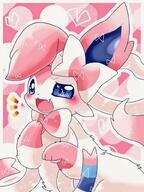 amount:solo body-type:feral series:eeveelutions series:pokemon species:sylveon style:abstract-background style:girly style:kawaii style:one-color style:outline style:pink style:very-girly // 600x800 // 87KB