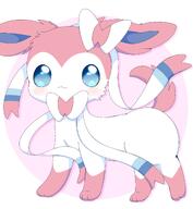 amount:solo body-type:feral series:eeveelutions series:pokemon species:sylveon style:girly style:one-color style:pink // 1884x2048 // 1.4MB