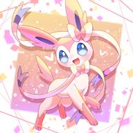 amount:solo body-type:feral hall-of-fame:bronze series:eeveelutions series:pokemon species:sylveon style:abstract-background style:intentional-blur style:kawaii style:white-border // 2996x2996 // 617KB