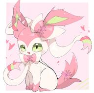 amount:solo atmosphere:petals body-type:feral feminine flower oc series:eeveelutions series:pokemon species:sylveon style:girly wearing-flower // 2048x2024 // 1.6MB