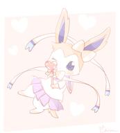 amount:solo body-type:feral body-type:semi-anthro dress magical-girl series:eeveelutions series:pokemon species:sylveon style:girly style:playful style:very-playful style:white-border wand wink // 1350x1500 // 90KB