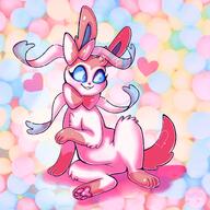 amount:solo body-type:feral candy food series:eeveelutions series:pokemon species:sylveon style:girly style:intentional-blur style:pastel-colors style:playful style:sparkly sweets visual-teasing // 3396x3400 // 915KB