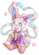 amount:solo body-type:feral dress outfit series:eeveelutions series:pokemon species:sylveon style:painted // 595x842 // 297KB