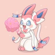 amount:solo body-type:feral cotton-candy hall-of-fame:bronze series:eeveelutions series:pokemon species:sylveon style:kawaii // 3000x3000 // 389KB