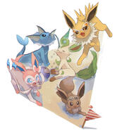 amount:multiple atmosphere:beach body-type:feral glasses series:eeveelutions series:pokemon species:eevee species:jolteon species:leafeon species:sylveon species:vaporeon sunglasses // 1522x1757 // 1.7MB