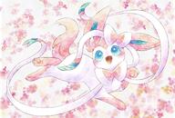 amount:solo atmosphere:flowers body-type:feral flower hall-of-fame:bronze series:eeveelutions series:pokemon species:sylveon style:watercolor // 2039x1378 // 3.6MB