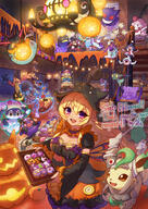 amount:multiple atmosphere:festival atmosphere:halloween atmosphere:mansion body-type:feral body-type:humanoid body-type:semi-anthro butterfly-wings costume dress food hall-of-fame:bronze hall-of-fame:silver imitation outfit series:eeveelutions series:pokemon species:alcremie species:chandelure species:dragapult species:dreepy species:food-creature species:gengar species:gourgeist species:hatenna species:human species:impidimp species:indeedee species:lapras species:leafeon species:milcery species:mime-jr species:morpeko species:phantump species:polteageist species:skwovet species:slurpuff species:sobble style:kawaii // 848x1200 // 1.5MB