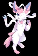 amount:solo body-type:anthro series:eeveelutions series:pokemon species:sylveon style:kawaii style:kemono // 783x1135 // 419KB