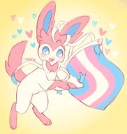 amount:solo body-type:feral pride series:eeveelutions series:pokemon species:sylveon style:pastel-colors style:playful visibly-shy // 1082x1140 // 1.2MB