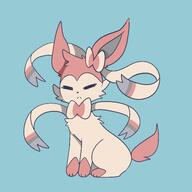 amount:solo body-type:feral series:eeveelutions series:pokemon species:sylveon style:simple-colors // 4096x4096 // 427KB