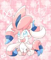 amount:solo body-type:feral series:eeveelutions series:pokemon species:sylveon style:detailed-pattern style:girly style:one-color style:pink style:very-girly // 1763x2048 // 364KB