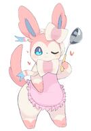 amount:solo body-type:semi-anthro feminine maid outfit series:eeveelutions series:pokemon species:sylveon style:girly // 1354x1946 // 224KB