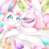 amount:solo body-type:feral food hall-of-fame:bronze hall-of-fame:gold hall-of-fame:silver series:eeveelutions series:pokemon species:sylveon style:girly style:noisy style:one-color style:outline style:pastel-colors style:pink style:playful style:very-girly sweets // 1620x1620 // 337KB