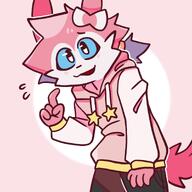 amount:solo body-type:anthro hoodie series:eeveelutions series:pokemon species:sylveon style:kawaii style:outline style:thick-lines sweater // 1378x1378 // 143KB