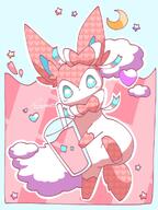 amount:solo body-type:feral drink series:eeveelutions series:pokemon species:sylveon style:abstract-background style:detailed-pattern style:girly style:outline style:playful // 768x1024 // 100KB
