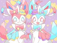 amount:pair amount:solo atmosphere:fashion body-type:feral hat outfit series:eeveelutions series:pokemon species:sylveon // 1024x768 // 860KB