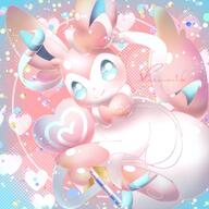 amount:solo body-type:feral series:eeveelutions series:pokemon species:sylveon style:dithering style:girly style:pastel-colors style:playful style:very-girly // 768x768 // 759KB
