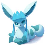 amount:solo body-type:feral series:eeveelutions series:pokemon species:glaceon style:kawaii style:one-color // 4072x4072 // 4.7MB