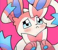 amount:solo body-type:feral series:eeveelutions series:pokemon species:sylveon style:chromatic-aberration style:intentional-blur // 1167x994 // 594KB