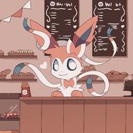 amount:solo atmosphere:cafe body-type:feral bread series:eeveelutions series:pokemon species:sylveon // 4000x4000 // 691KB