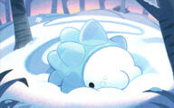 amount:solo atmosphere:snowy atmosphere:sunset body-type:feral species:snom style:noisy // 540x334 // 58KB