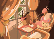 amount:pair amount:solo atmosphere:studious body-type:feral species:hoothoot species:skitty style:painted // 540x388 // 79KB