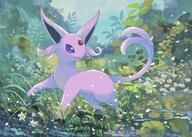 amount:solo atmosphere:field atmosphere:hills body-type:feral forehead-gem hall-of-fame:bronze hall-of-fame:silver series:eeveelutions series:pokemon species:espeon style:kawaii style:painted // 2048x1460 // 452KB