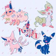 amount:multiple body-type:feral series:eeveelutions series:pokemon // 1200x1200 // 247KB